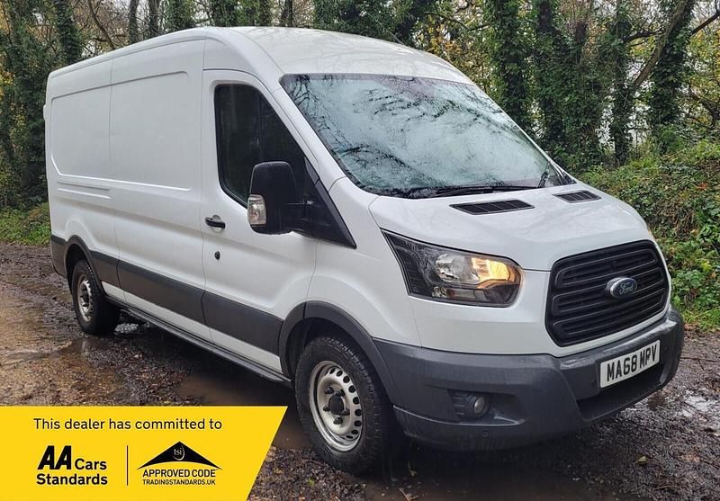Used Ford Transit 130 HP (95 kW) 2018 White Van