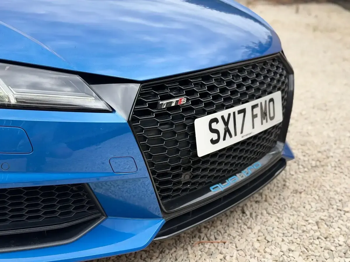 Used Audi TTS Black Edition 310 HP (228 kW) 2017 Blue Coupe