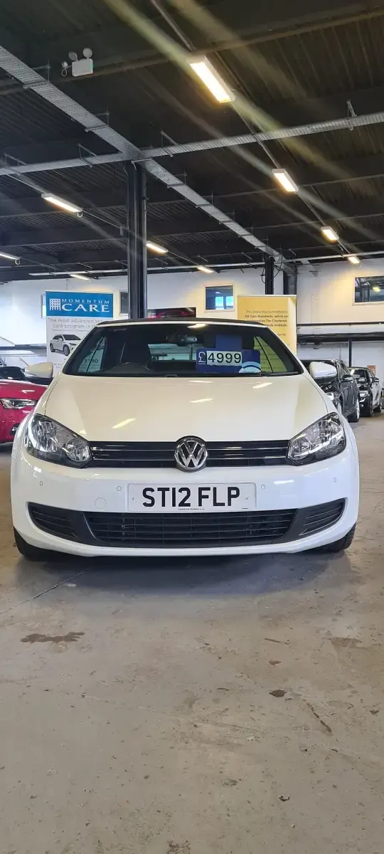 Used VW Golf Cabriolet SE 2012 White Cabriolet