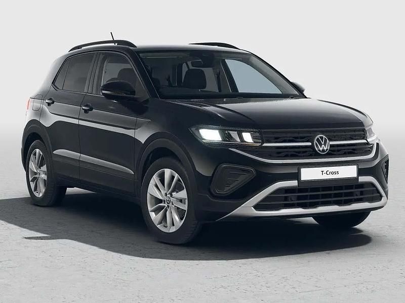 Black New 2025 VW T-Cross Match SUV | £26,990 (Expensive) - Image 1/4