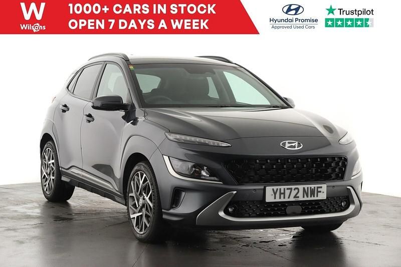 Grey Used 2022 Hyundai Kona Premium SUV | £18,399 (Fair price) - Image 1/3