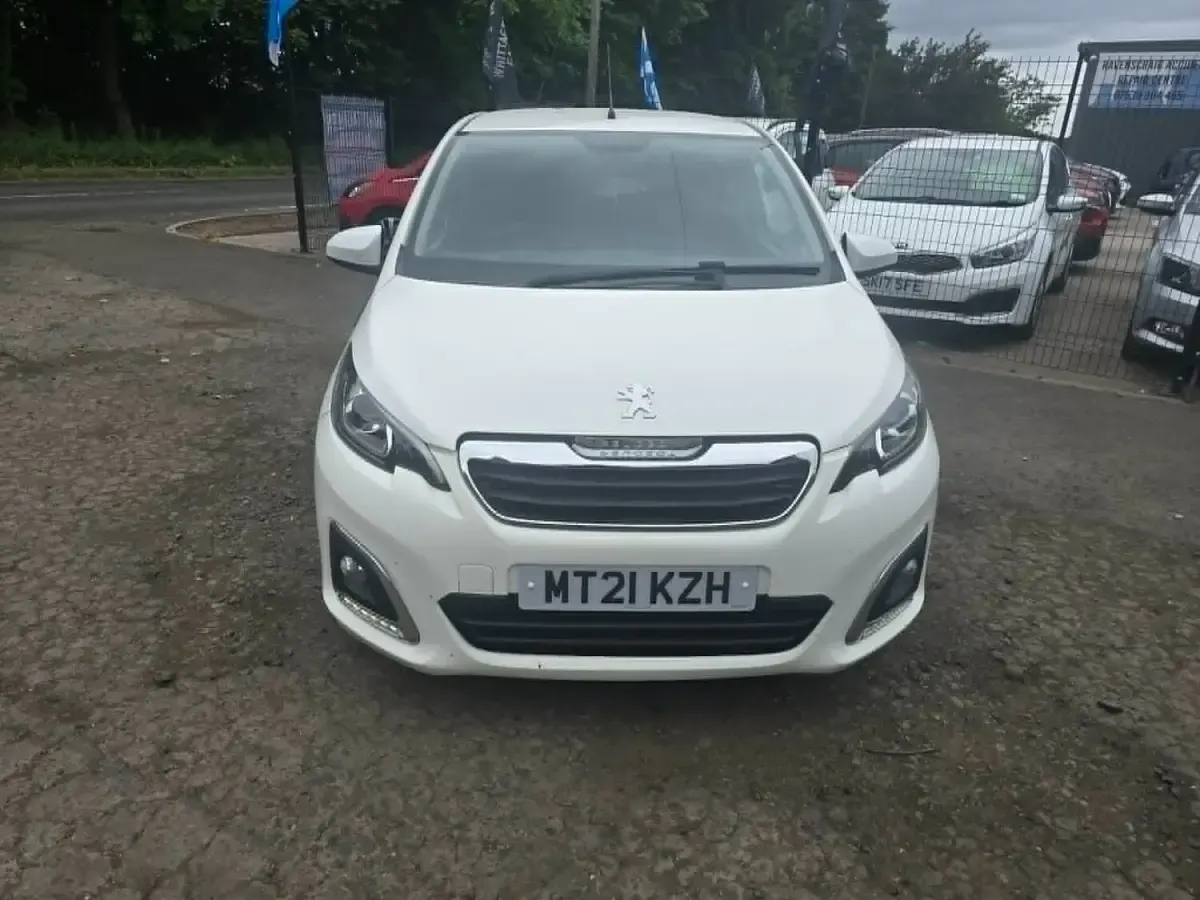 Used Peugeot 108 Collection 2021 White Hatchback
