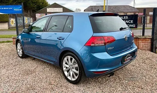 Used VW Golf VII GT 150 HP (110 kW) 2014 Blue Hatchback