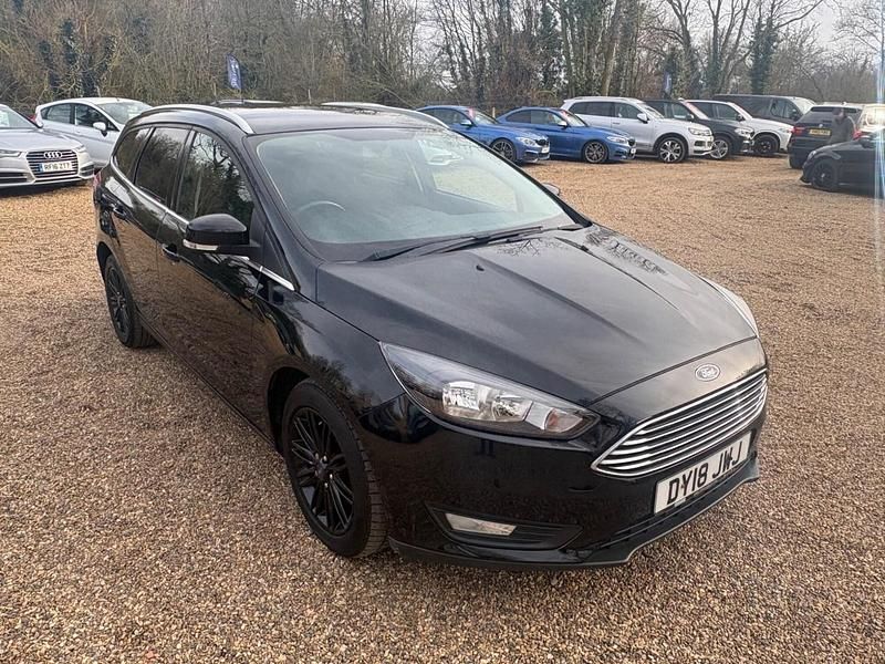 Used Ford Focus Zetec 2018 Black Estate