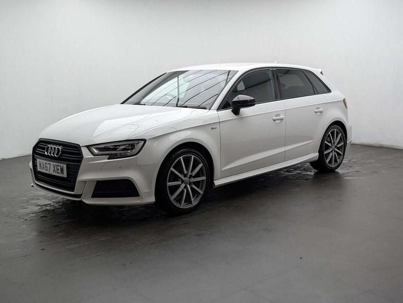 Used Audi A3 Sportback Black Edition 2017 White Hatchback