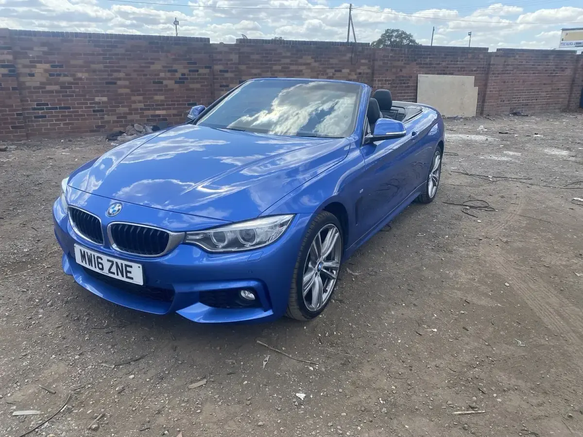 Used BMW 435 M Sport 308 HP (226 kW) 2016 Blue Cabriolet