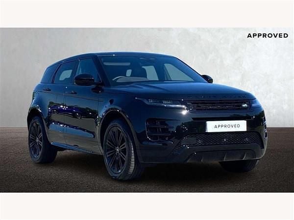 Santorini black Used 2025 Land Rover Range Rover evoque SE Dynamic SUV | £41,750 (Expensive) - Image 1/4