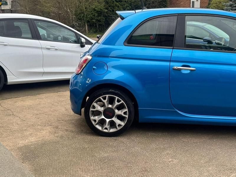 Used Fiat 500 S 69 HP (50 kW) 2015 Blue Hatchback