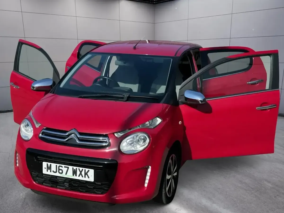 Used Citroën C1 Flair 82 HP (60 kW) 2017 Red Hatchback