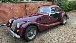 Rich maroon Used 2009 Morgan Plus 4 Cabriolet | £37,995 - Image 1/1