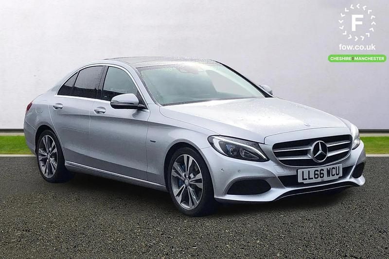 Used Mercedes C350e Premium Plus 293 HP (215 kW) 2016 Silver Sedan