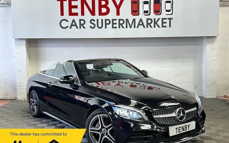 Used Mercedes C220 AMG line 194 HP (142 kW) 2018 Cabriolet