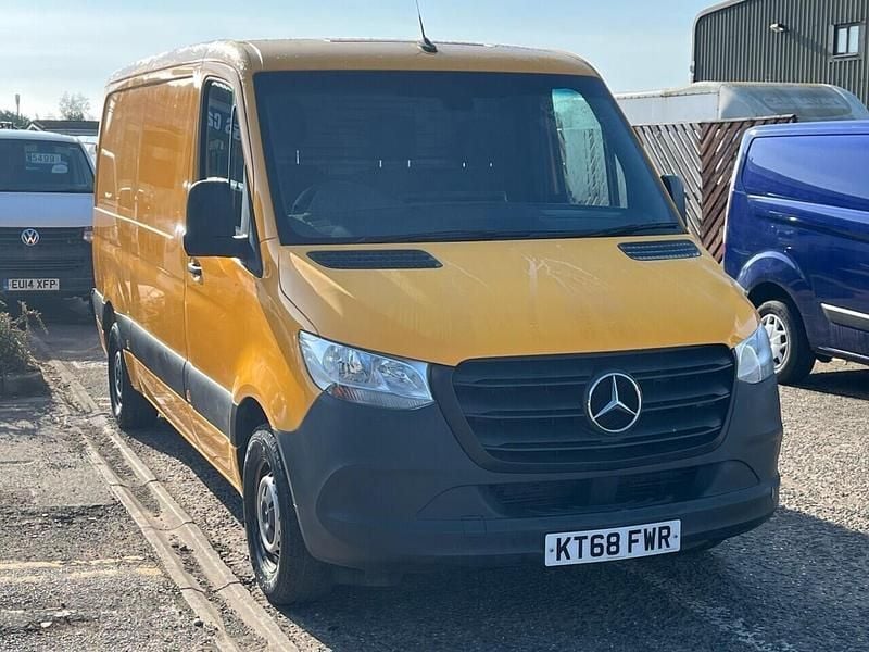 Used Mercedes Sprinter 2018 Yellow Van