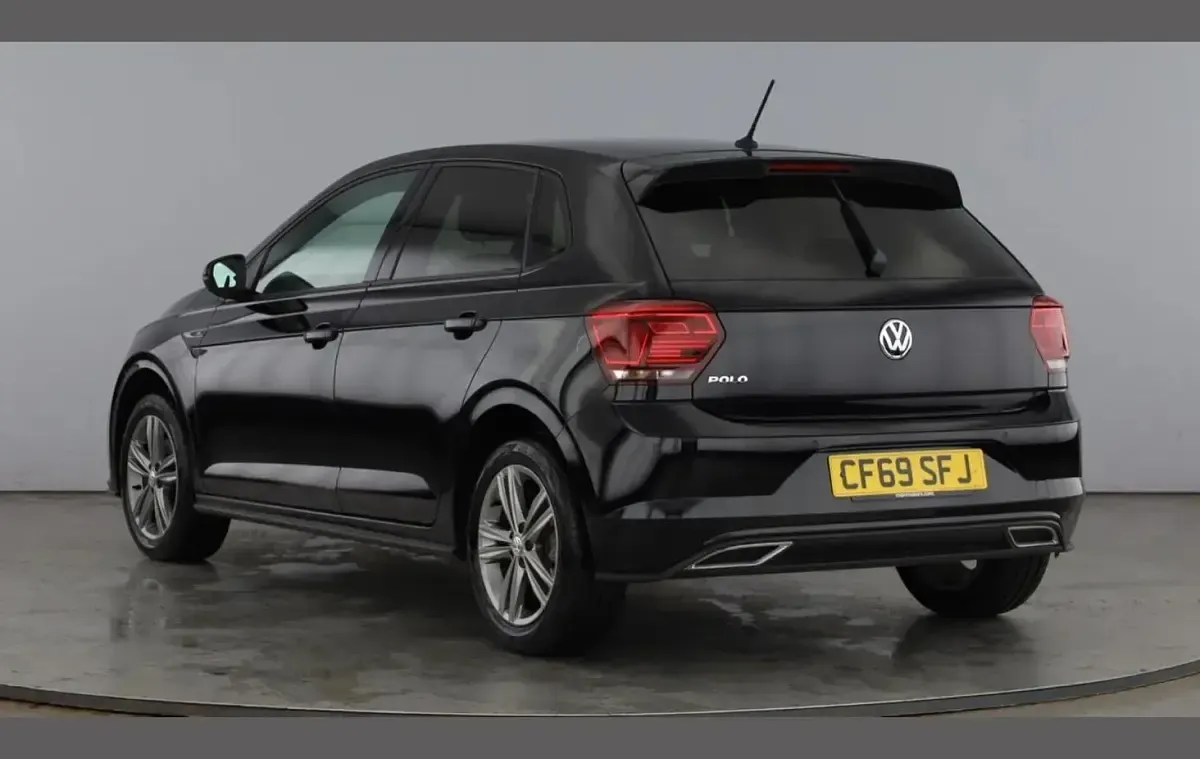 Used VW Polo R-line 115 HP (84 kW) 2020 Black Hatchback