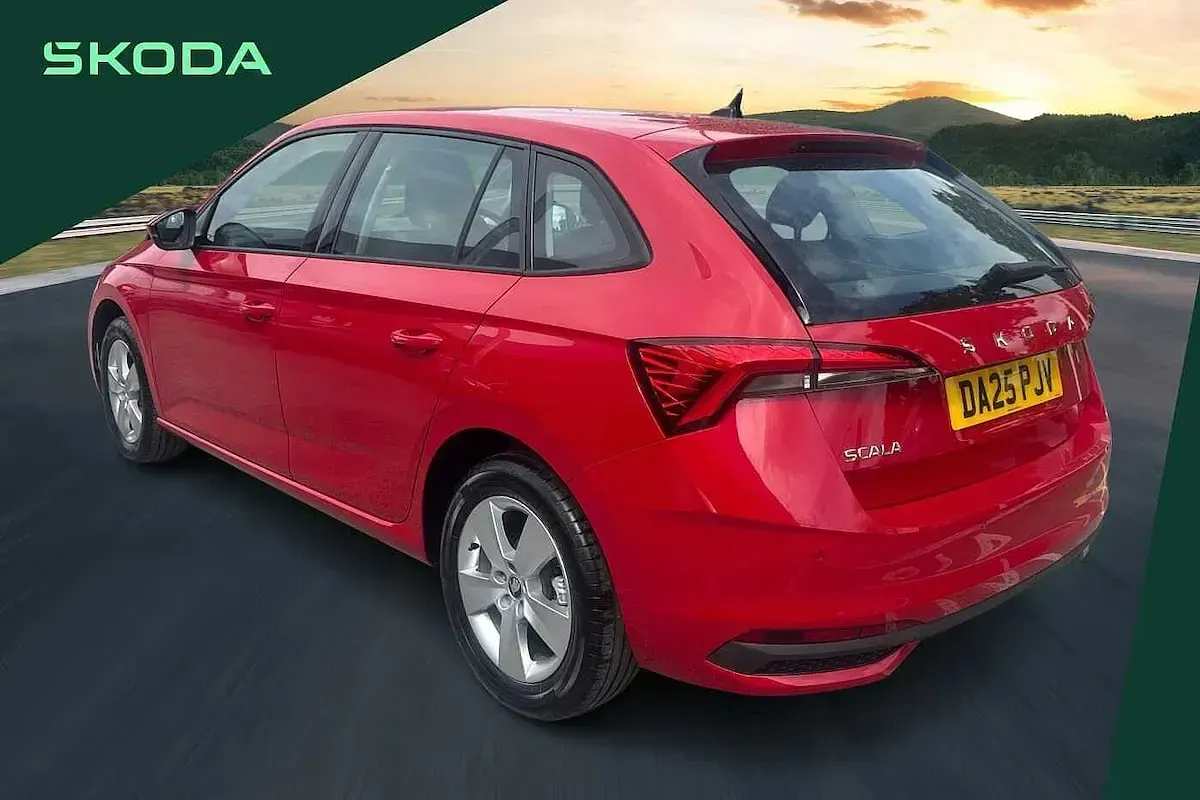Used Skoda Scala SE 94 HP (69 kW) 2025 Red Hatchback