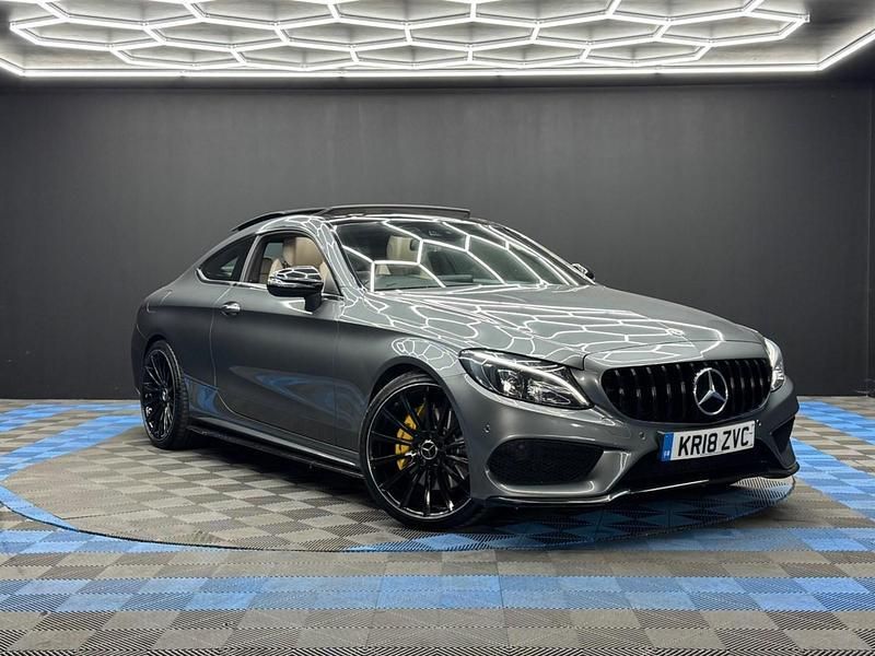 Grey Used 2018 Mercedes C250 AMG Line Premium Plus Coupe | £13,990 (Fair price) - Image 1/4