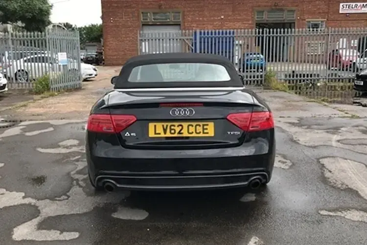 Used Audi A5 Cabriolet S-Line 2012 Black Cabriolet