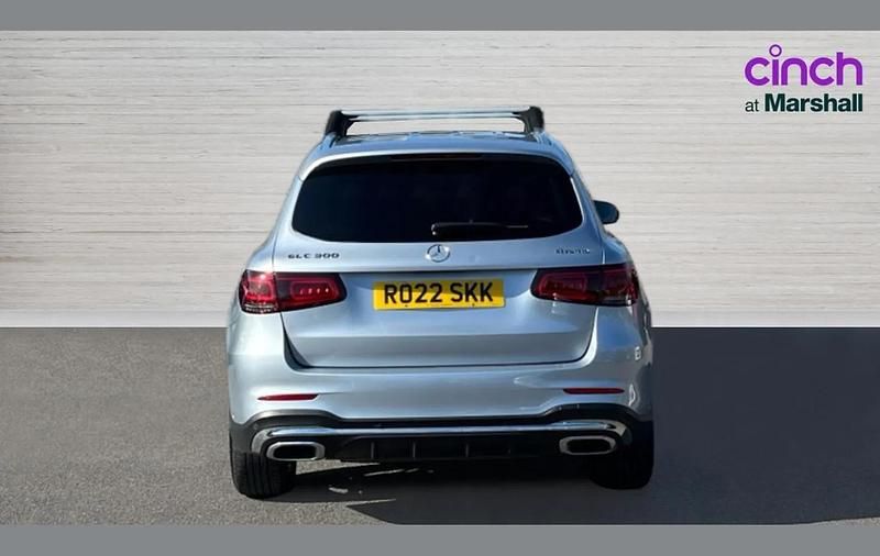 Used Mercedes GLC300e AMG line 254 HP (186 kW) 2022 Silver SUV