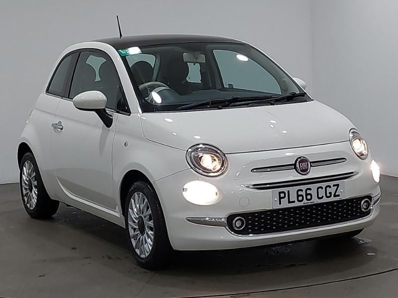 Used Fiat 500 Lounge 69 HP (50 kW) 2016 White Hatchback