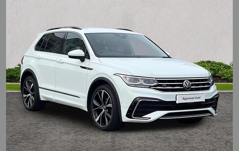 Used VW Tiguan R-line 150 HP (110 kW) 2022 White SUV