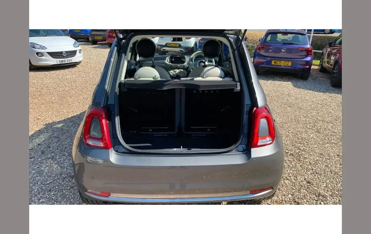 Used Fiat 500 Lounge 68 HP (50 kW) 2018 Grey Hatchback