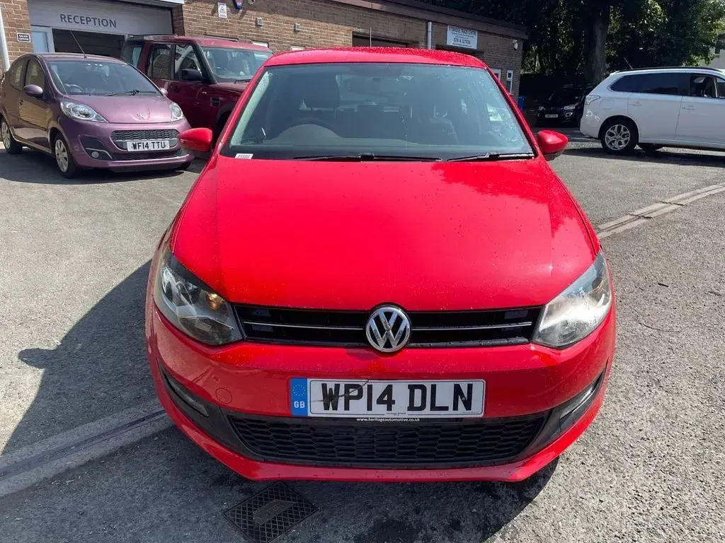 Used VW Polo Edition 85 HP (62 kW) 2014 Red Hatchback