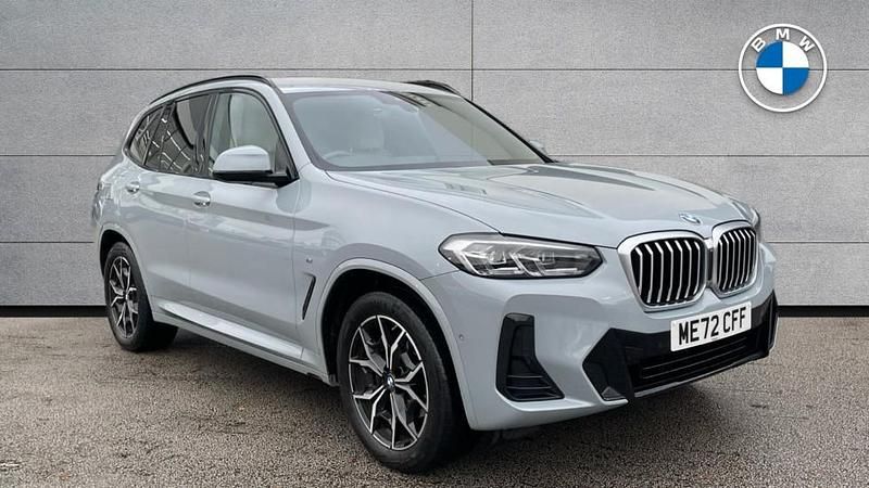 Grey Used 2022 BMW X3 M Sport SUV | £35,990 (Expensive) - Image 1/4