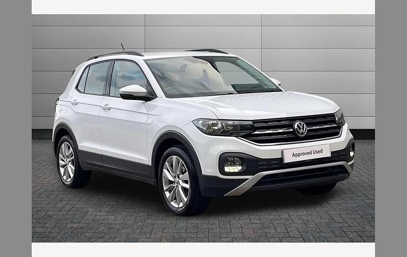 Pure white Used 2019 VW T-Cross SE SUV | £14,990 (Fair price) - Image 1/3