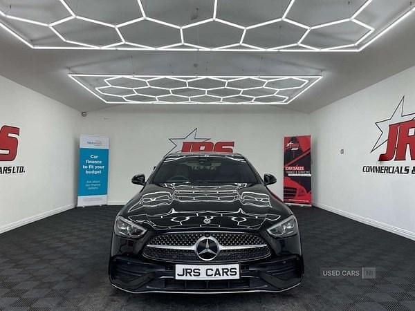 Used Mercedes C220 AMG line 2023 Black Sedan
