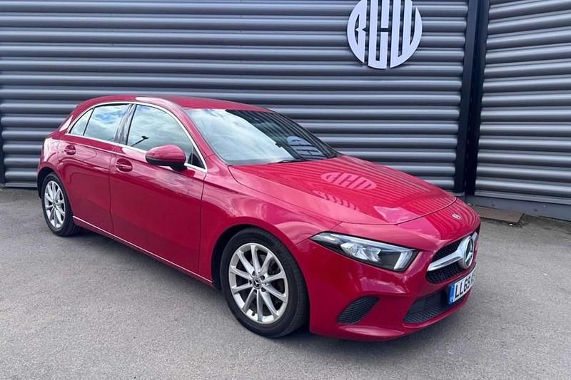 Used Mercedes A200 150 HP (110 kW) 2019 Red Hatchback