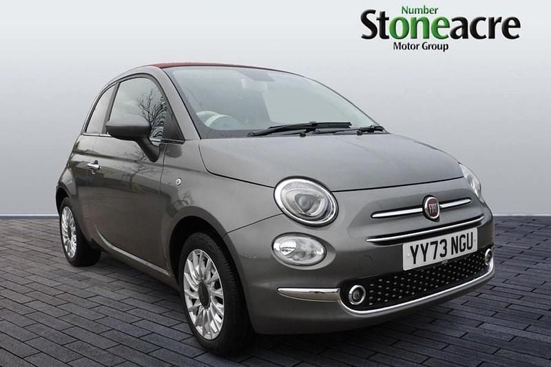 Grey Used 2023 Fiat 500C Cabriolet | £13,595 (Fair price) - Image 1/1