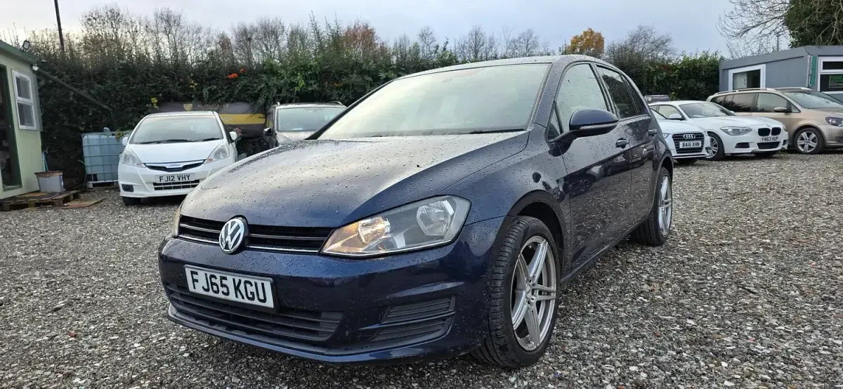 Used VW Golf VII 2015 Blue Hatchback