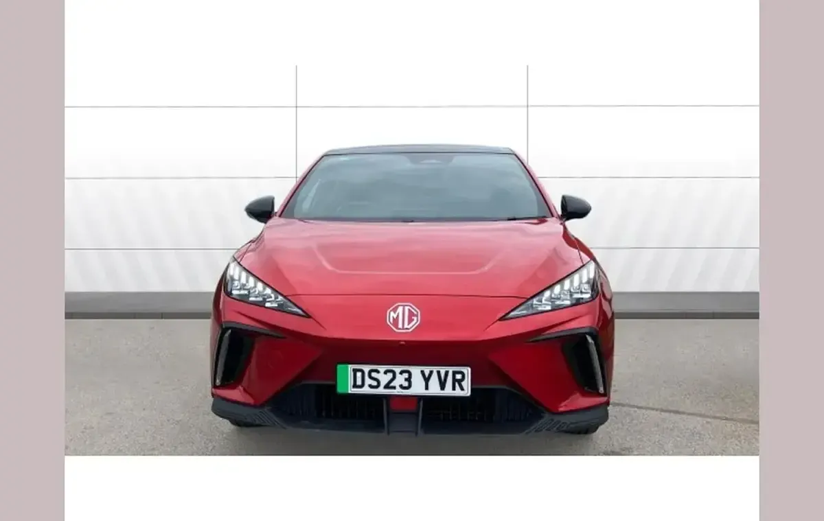 Used MG MG4 EV Trophy 150 kW (204 HP) 2023 Red Hatchback