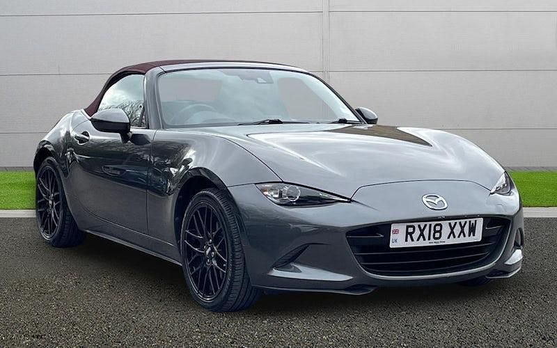 Used Mazda MX5 Inclusive 160 HP (117 kW) 2018 Grey Cabriolet