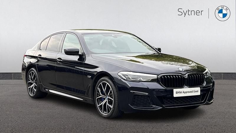 Black Used 2021 BMW 545e M Sport | £36,000 (Fair price) - Image 1/4