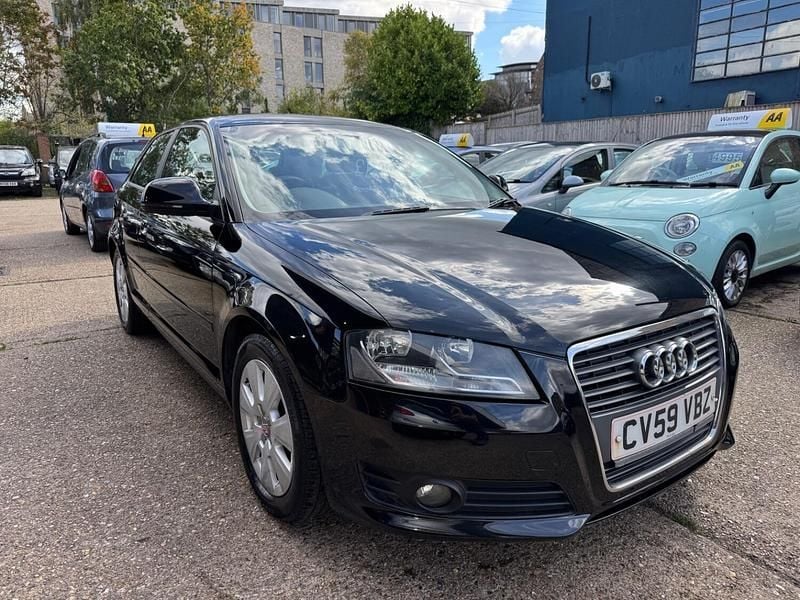 Black Used 2009 Audi A3 Design Hatchback | £2,995 (Fair price) - Image 1/4