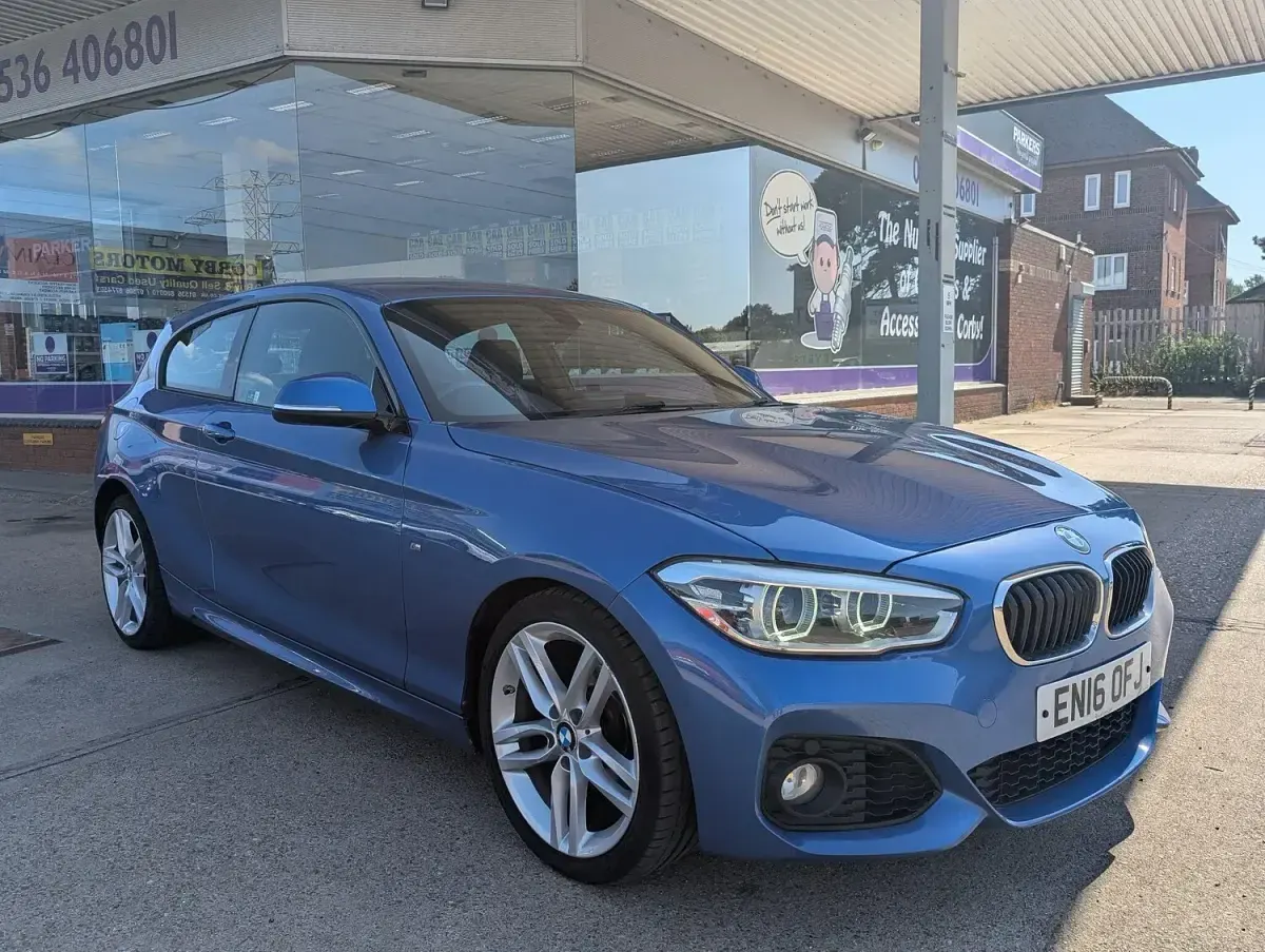 Used BMW 118 M Sport 136 HP (100 kW) 2016 Blue Hatchback