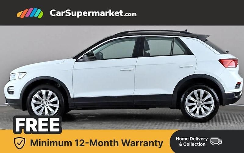 Used VW T-Roc SE 116 HP (85 kW) 2020 White SUV