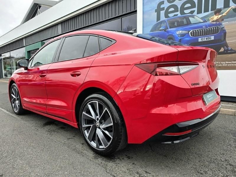 Used Skoda Enyaq iV SportlinePlus 210 kW (286 HP) 2024 Red SUV