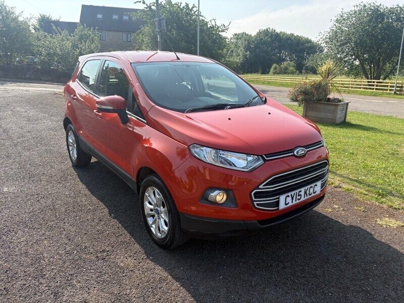 Red Used 2015 Ford Ecosport Zetec SUV | £3,495 - Image 1/4