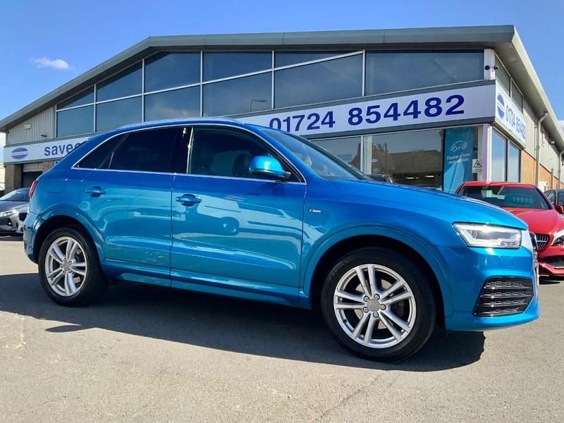 Blue Used 2015 Audi Q3 S-Line SUV | £8,880 (Fair price) - Image 1/4