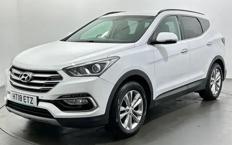 Begagnad Hyundai Santa Fe Premium 200 HK (147 kW) 2018 Vit SUV