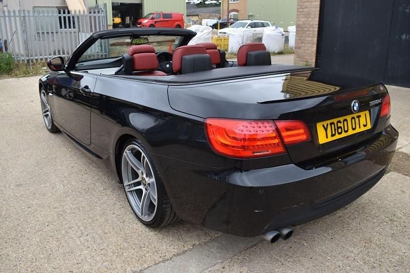 Used BMW 330 Cabriolet M Sport 2010 Black Cabriolet