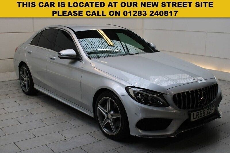 Silver Used 2016 Mercedes C220 AMG line Sedan | £12,250 (Fair price) - Image 1/3