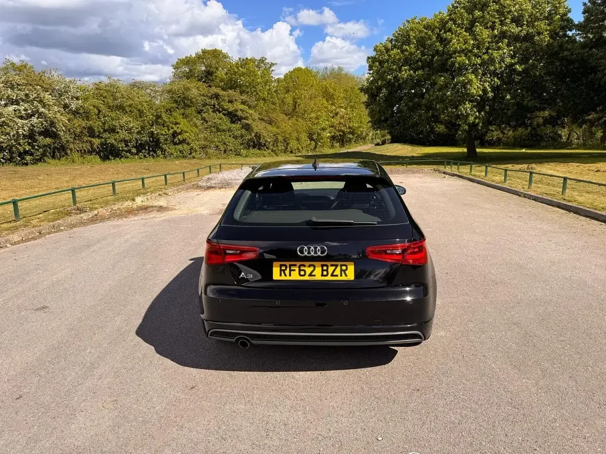 Used Audi A3 S-Line 110 HP (80 kW) 2013 Black Hatchback