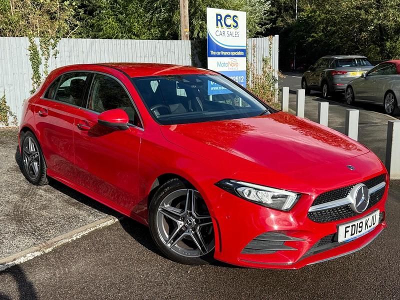 Red Used 2019 Mercedes A180 AMG Line Premium Hatchback | £15,999 (Fair price) - Image 1/3