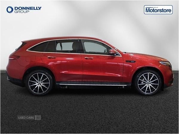 Used Mercedes EQC400 AMG line 300 kW (408 HP) 2020 Red SUV