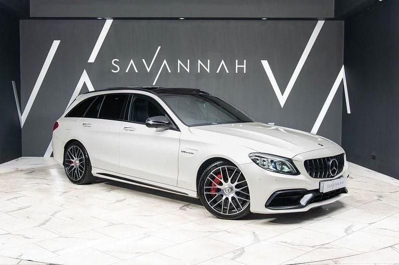 Used Mercedes C63 AMG Premium Plus 2019 White Estate