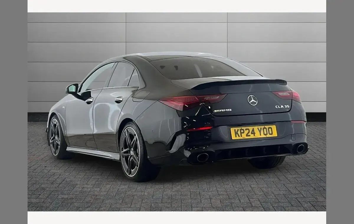 Used Mercedes CLA35 AMG Premium Plus 316 HP (232 kW) 2024 Black Coupe