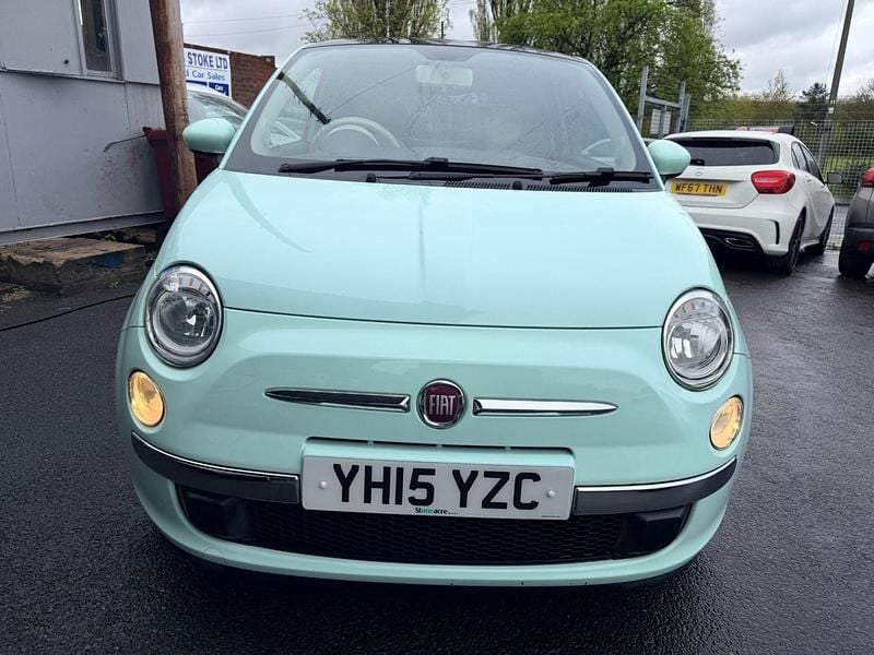 Used Fiat 500 Lounge 69 HP (50 kW) 2015 Green Hatchback